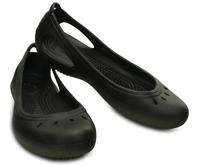 Flats Women Crocs Kadee Work Flat Black