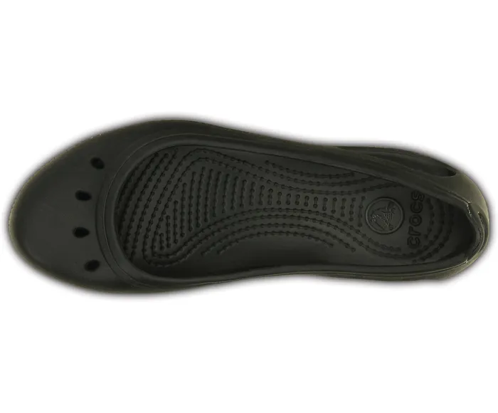 Flats Women Crocs Kadee Work Flat Black