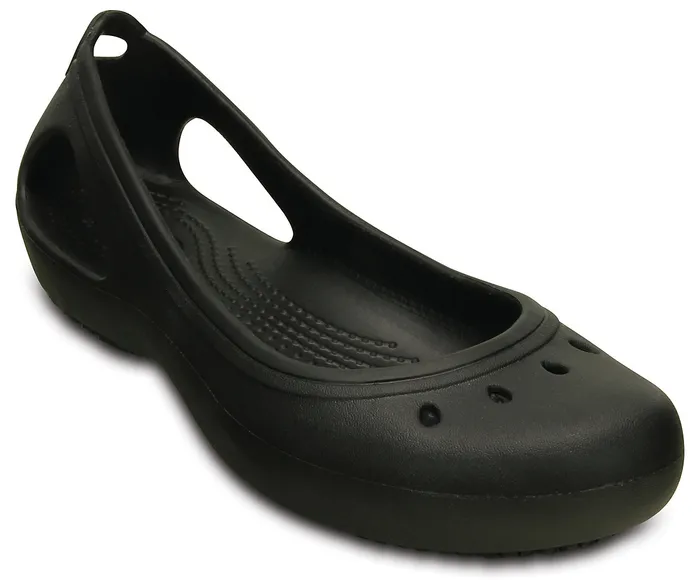 Flats Women Crocs Kadee Work Flat Black