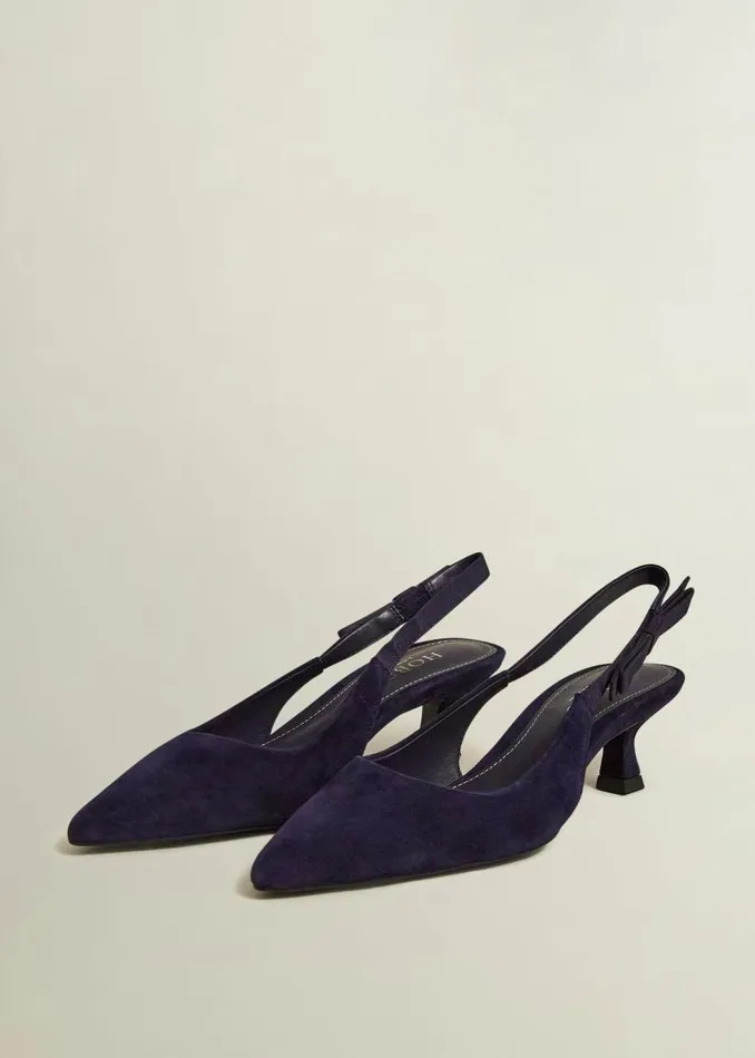 Flats Women HOBBS Safia Suede Slingbacks Midnight