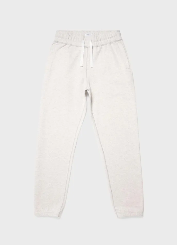 Fleeceback Sweatpants Archive White Melange Men SUNSPEL Sweatshirts and Sweatpants