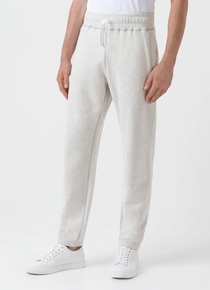 Fleeceback Sweatpants Archive White Melange Men SUNSPEL Sweatshirts and Sweatpants