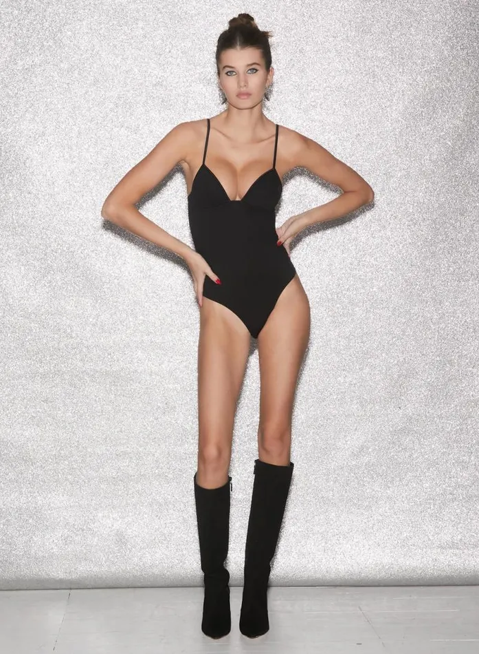 Fleur Du Mal Bodysuits Cupped Nonwire Bodysuit Black 8211 Women Fleur Du Mal Bodysuits Cupped Nonwire Bodysuit Black 8211 Women
