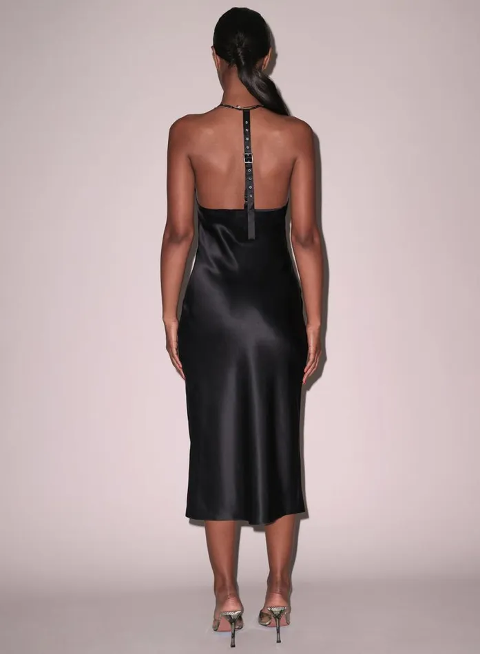 Fleur Du Mal Dresses Buckle TStrap Dress Black 8211 Women Fleur Du Mal Dresses Buckle TStrap Dress Black 8211 Women