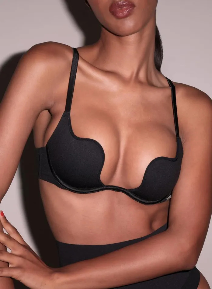 Fleur Du Mal Essentials Bras Le Stretch Micro Seduce UPlunge Bra Black 8211 Women Fleur Du Mal Essentials Bras Le Stretch Micro Seduce UPlunge Bra Black 8211 Women