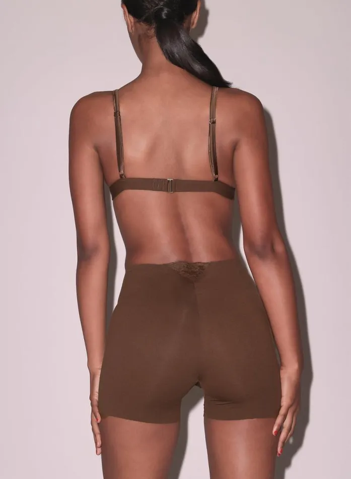 Fleur Du Mal Essentials Bras Le Stretch Micro Triangle Bra Cocoa 8211 Women