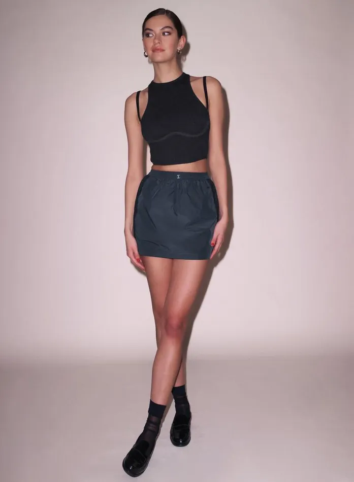 Fleur Du Mal Knitwear Strappy Ribbed Tank Black 8211 Women Fleur Du Mal Knitwear Strappy Ribbed Tank Black 8211 Women