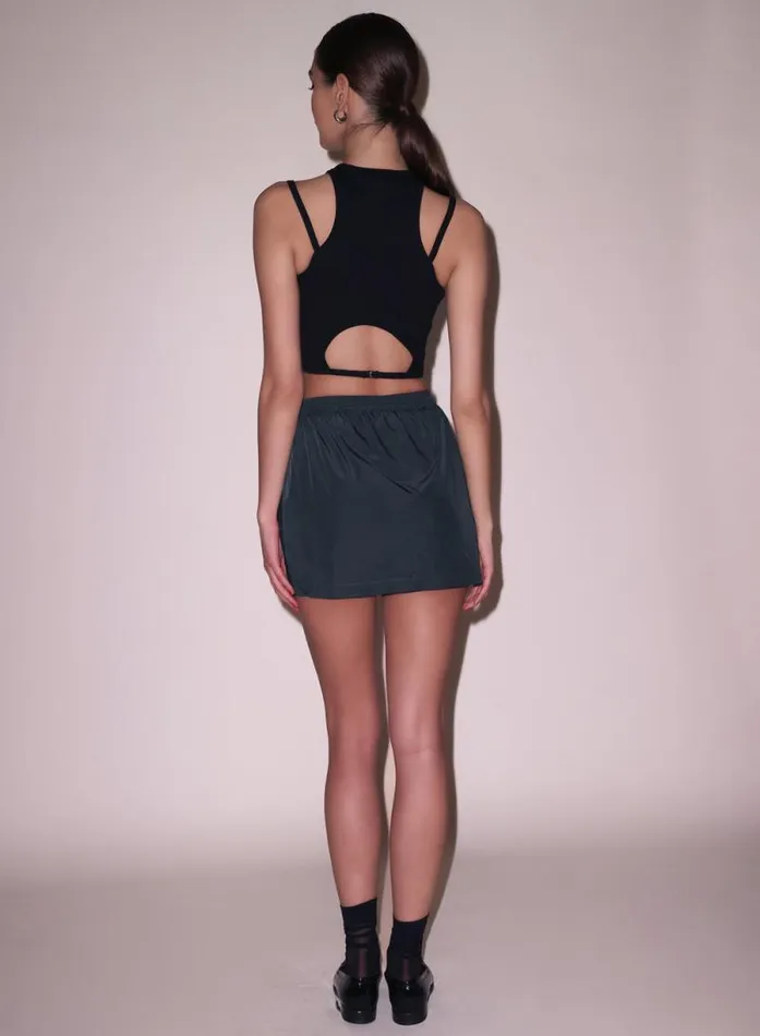 Fleur Du Mal Knitwear Strappy Ribbed Tank Black 8211 Women Fleur Du Mal Knitwear Strappy Ribbed Tank Black 8211 Women