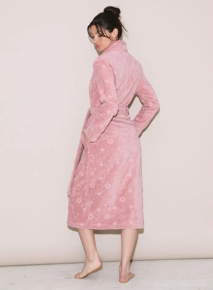 Fleur Du Mal Robes Terrycloth Robe Rose Pink 8211 Women Fleur Du Mal Robes Terrycloth Robe Rose Pink 8211 Women