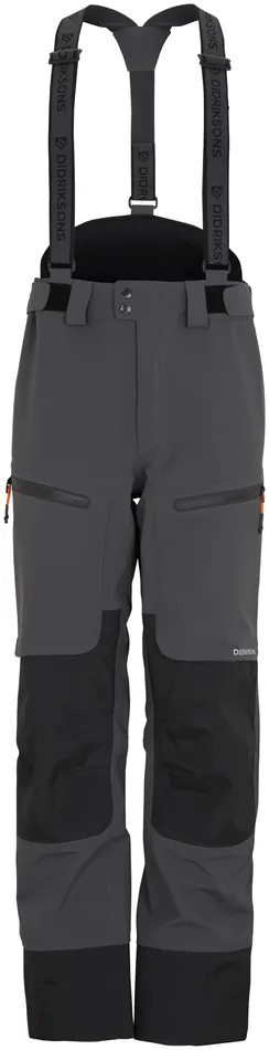 Fractus Pants Coal Black Men Didriksons Waterproof Trousers Fractus Pants Coal Black Men Didriksons Waterproof Trousers