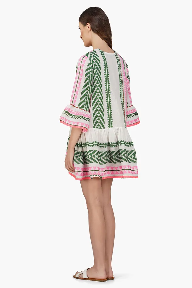Freesia YD Strip Tierd Dress Dresses America and Beyond Women