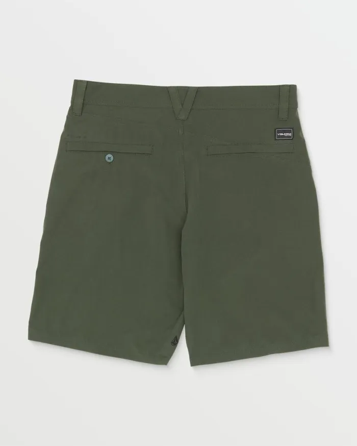 Frickin Cross Shred Shorts 8211 Squadron Green Mens Volcom Shorts