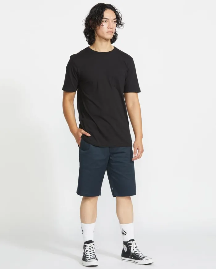 Frickin Modern Stretch Shorts 8211 Dark Navy Mens Volcom Golf