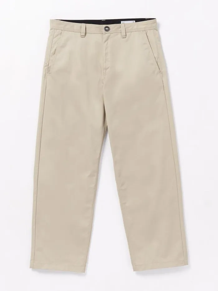 Frickin Skate Chino Pants 8211 Light Khaki Mens Volcom Skate Vitals