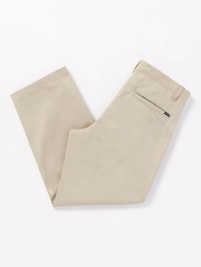 Frickin Skate Chino Pants 8211 Light Khaki Mens Volcom Skate Vitals