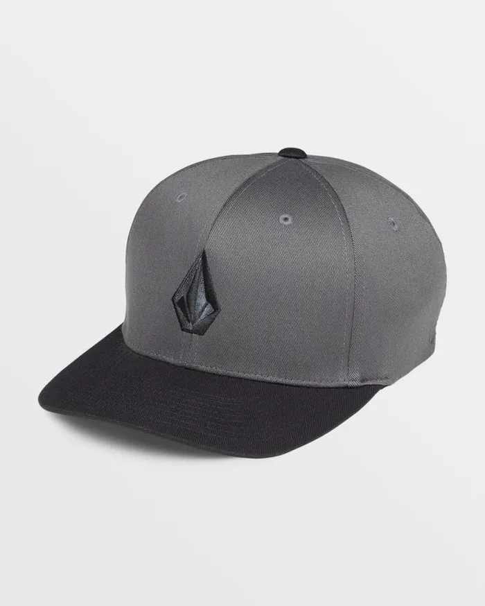 Full Stone Flexfit Hat 8211 Asphalt Black Mens Volcom Hiking