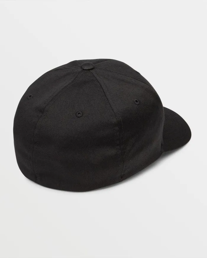 Full Stone Flexfit Hat 8211 Black Mens Volcom Hats and Beanies