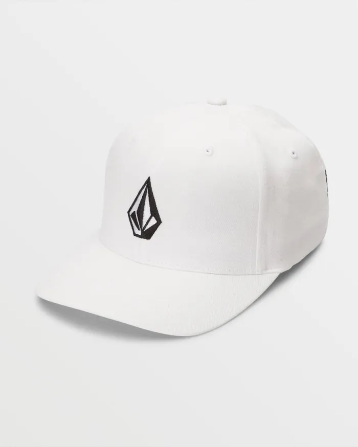 Full Stone Flexfit Hat 8211 White Mens Volcom Hats and Beanies