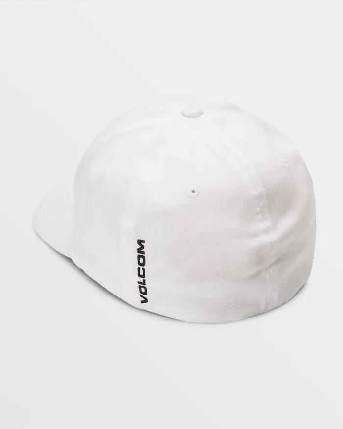 Full Stone Flexfit Hat 8211 White Mens Volcom Hats and Beanies