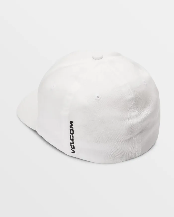 Full Stone Flexfit Hat 8211 White Mens Volcom Hats and Beanies
