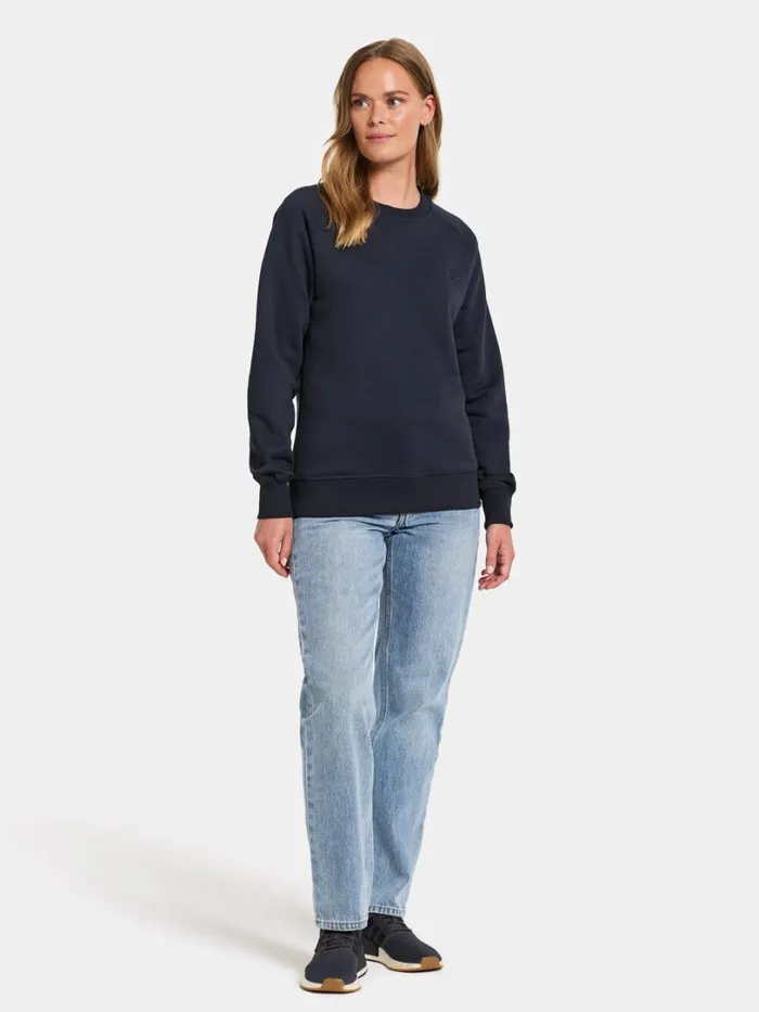 Fyn Women039s Sweater Navy Women Didriksons Hoodies and Sweatshirts Fyn Women039s Sweater Navy Women Didriksons Hoodies and Sweatshirts