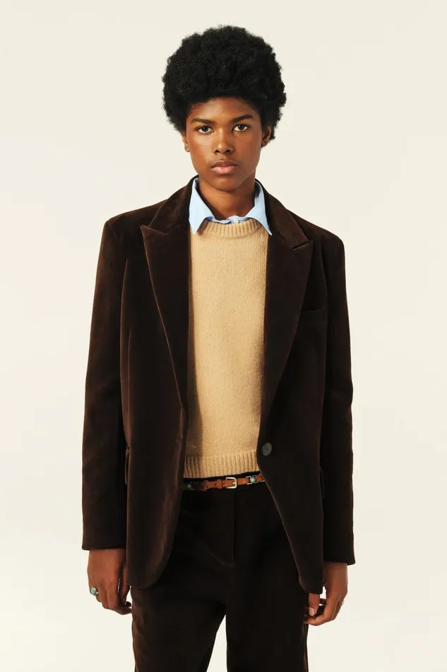 GenderBending Jacket Boop Brown Women Baandsh Jackets and Coats