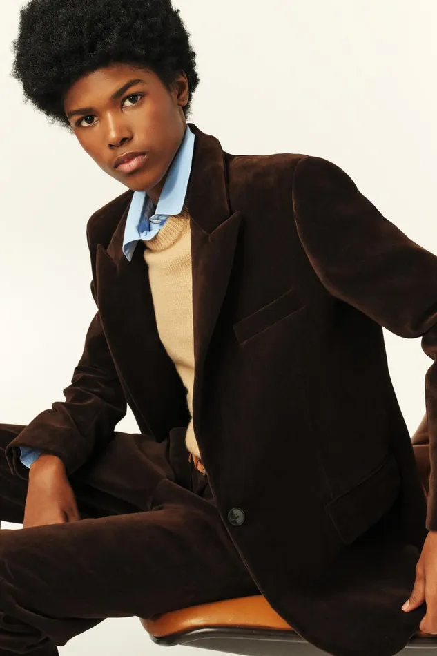 GenderBending Jacket Boop Brown Women Baandsh Jackets and Coats