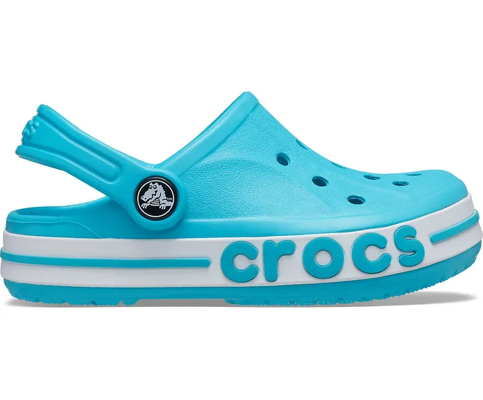 GirlsBoys Crocs Kids Bayaband Clog Digital Aqua Clogs