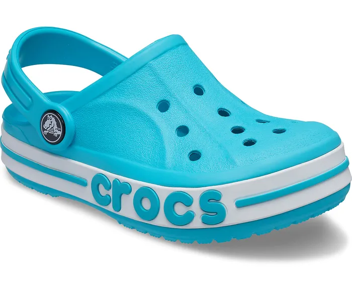 GirlsBoys Crocs Kids Bayaband Clog Digital Aqua Clogs