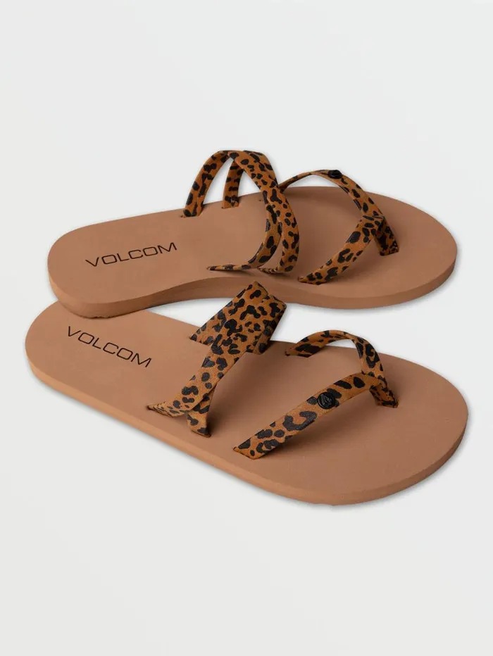 Girls Easy Breezy Sandal 8211 Cheetah Kids Volcom Sandals