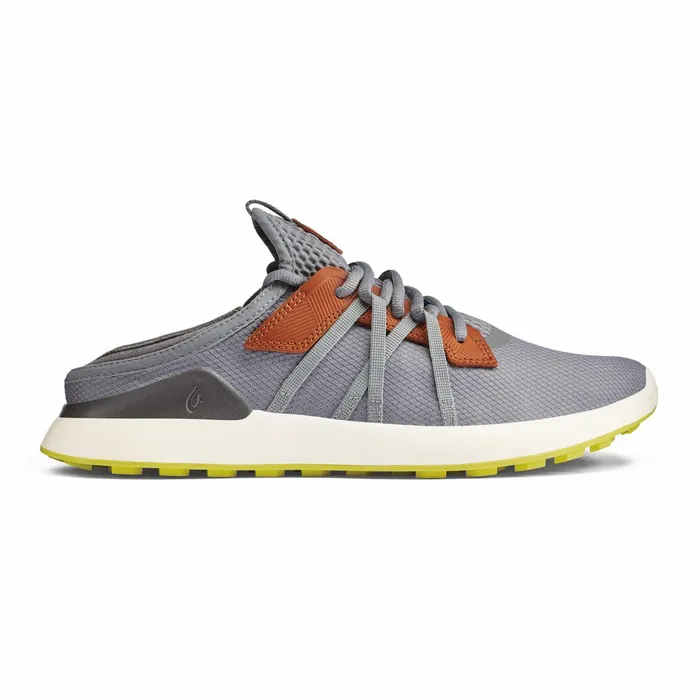 Golf Men Olukai Manele Breathable Golf Shoes 8211 Poi Charcoal