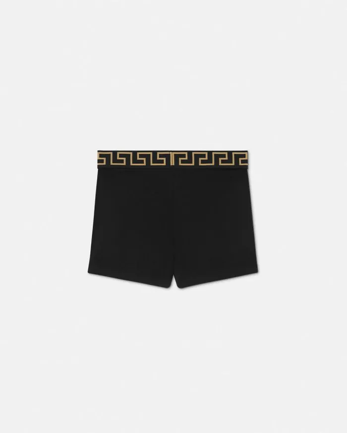 Greca Border Trunks Black Women Versace Bras and Briefs