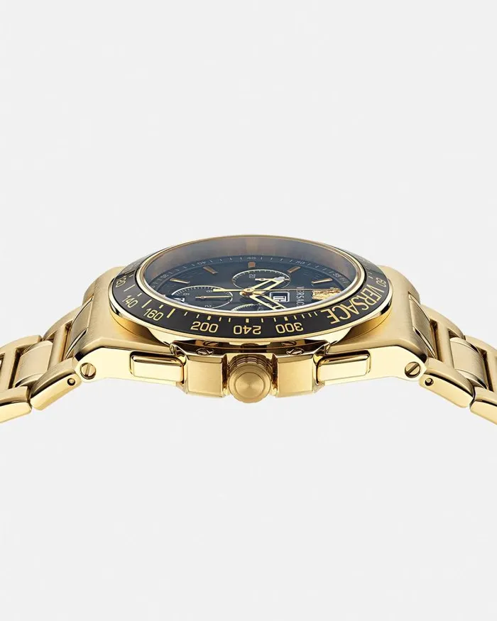 Greca Extreme Chrono Watch Gold Men Versace Watches