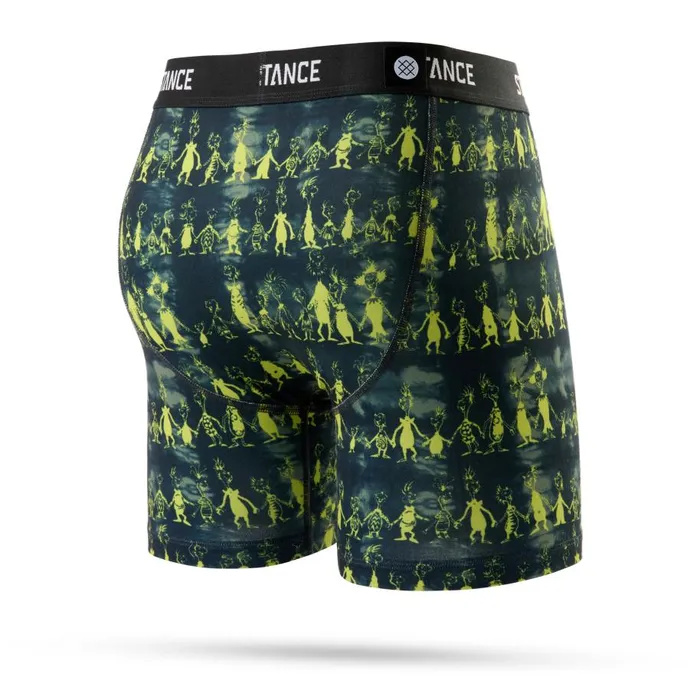 Grinch X Stance Poly Boxer Brief Down In Whoville Men Stance Boxers and Briefs