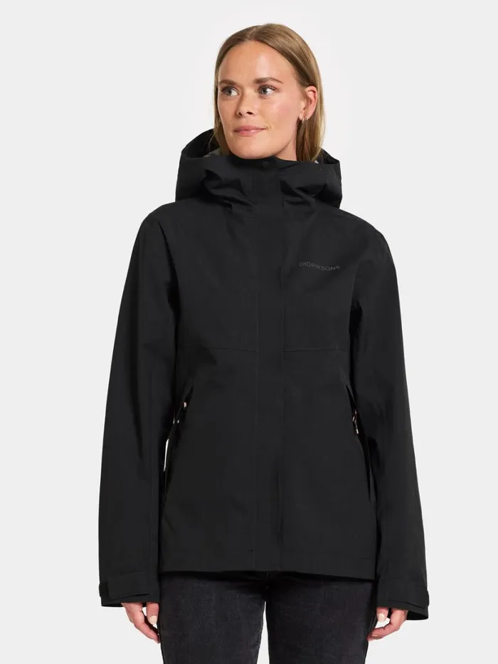 Grit Women039s Jacket Black Women Didriksons Shell Jackets