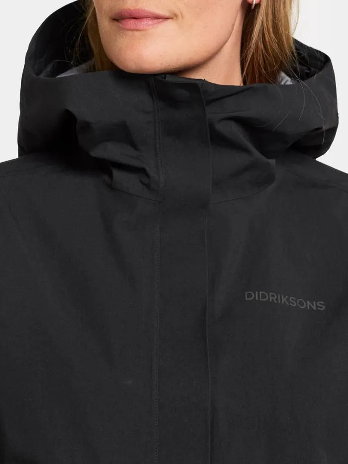 Grit Women039s Jacket Black Women Didriksons Shell Jackets