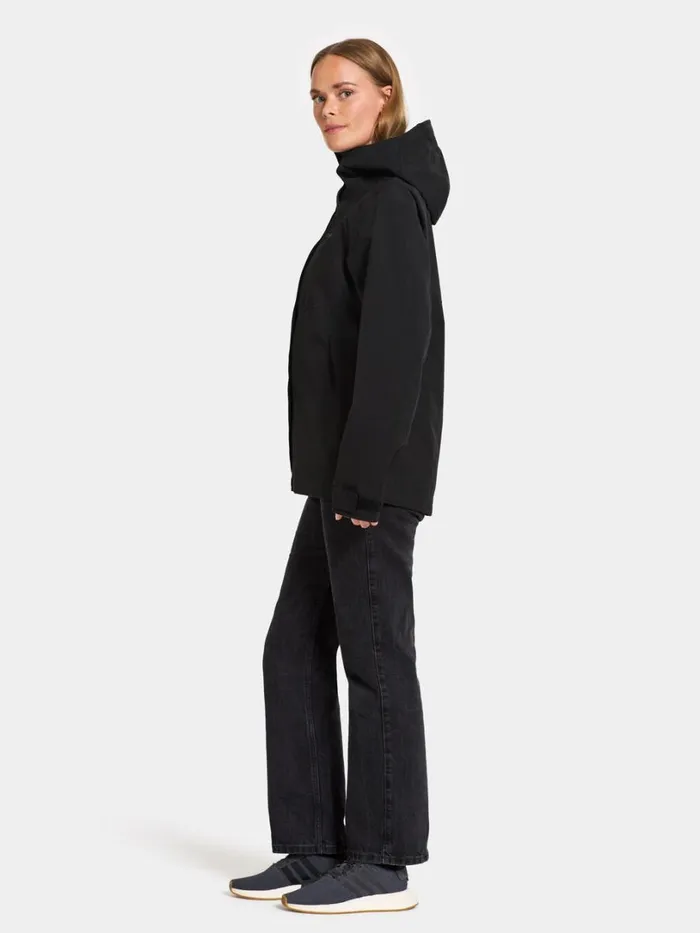 Grit Women039s Jacket Black Women Didriksons Shell Jackets