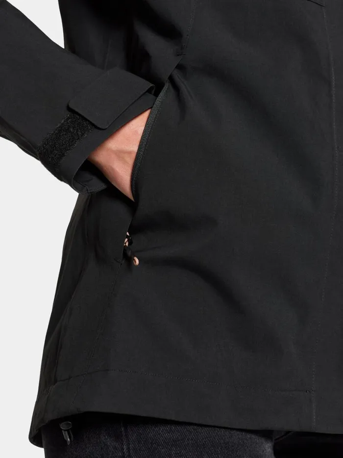 Grit Women039s Jacket Black Women Didriksons Shell Jackets