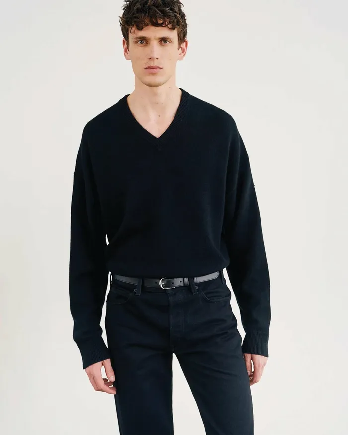 HAGEN SWEATER Black Men Nili Lotan Sweaters