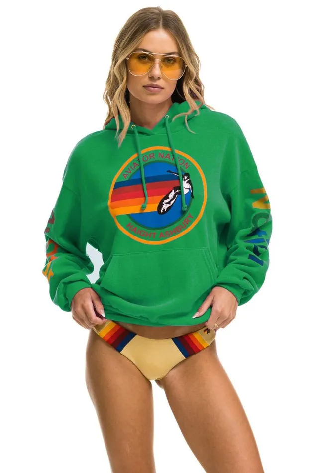 Haight Ashbury Relaxed Pullover Hoodie 8211 Kelly Green WomenMen Aviator Nation Hoodies Haight Ashbury Relaxed Pullover Hoodie 8211 Kelly Green WomenMen Aviator Nation Hoodies