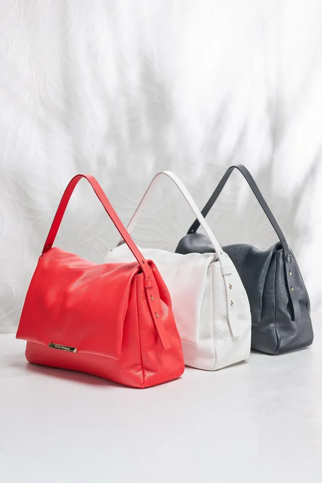 Handbags Women Elie Tahari Convertible Shoulder Bag FLAME Handbags Women Elie Tahari Convertible Shoulder Bag FLAME