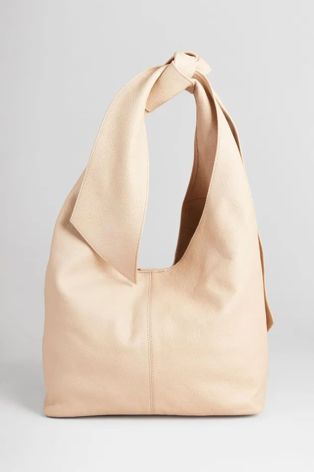 Handbags Women Elie Tahari Large Knot Leather Handbag OATMEAL