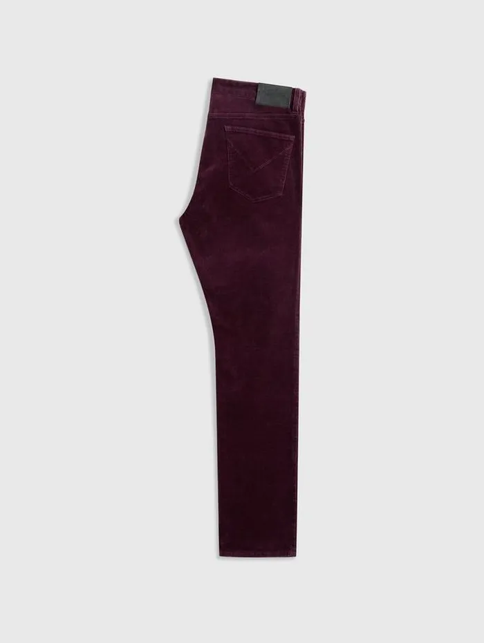 HANS HYBRID JEAN PANT Dark Plum Men John Varvatos Pants