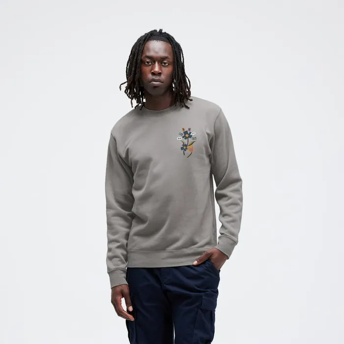Harvest Crew Pullover Tee Cement Men Stance Sweatshirts and Hoodies
