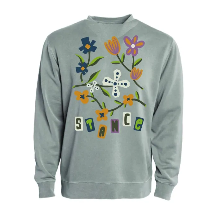 Harvest Crew Pullover Tee Cement Men Stance Sweatshirts and Hoodies