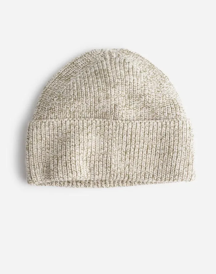 Hats and Scarves Men Madewell Marled Beanie Weathered Sage Marl