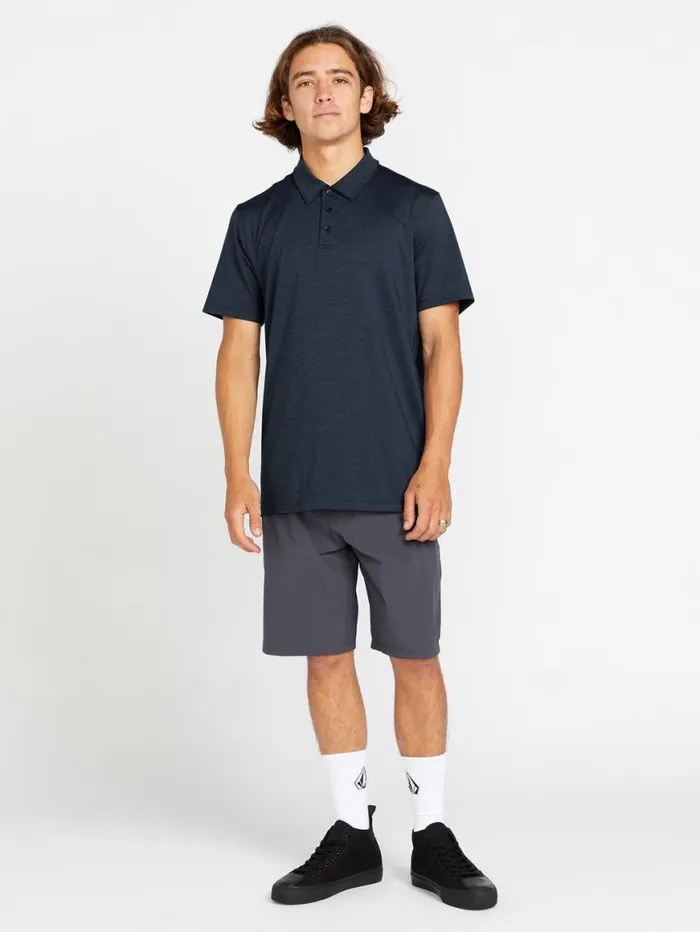 Hazard Pro Polo Short Sleeve Shirt 8211 Navy Mens Volcom Shirts and Flannels