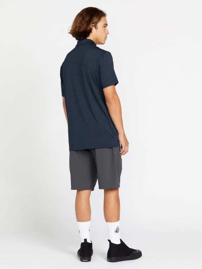 Hazard Pro Polo Short Sleeve Shirt 8211 Navy Mens Volcom Shirts and Flannels