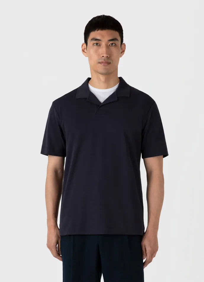 Heavyweight Polo Shirt Navy Polo Shirts ussunspel Men Heavyweight Polo Shirt Navy Polo Shirts ussunspel Men
