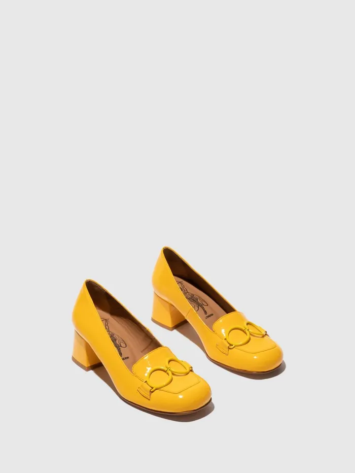 Heel Shoes SIVI081FLY YELLOW Women Fly London Shoes